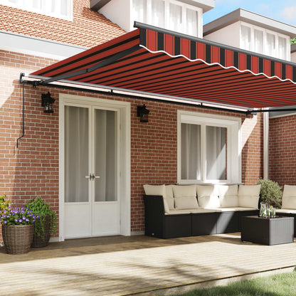 Tenda Retrattile arancione e marrone 500 Ãƒâ€” 300 cm
