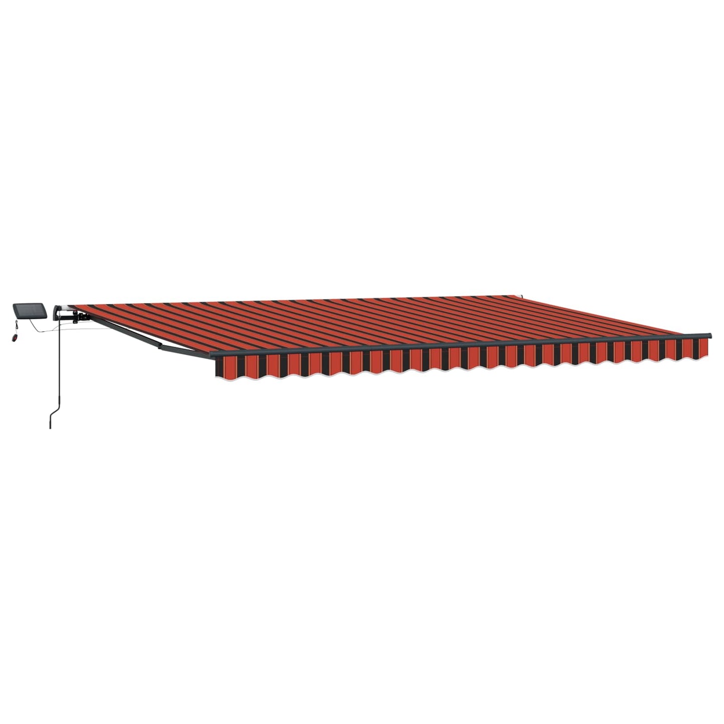Tenda Retrattile arancione e marrone 500 Ãƒâ€”300 cm Tessuto
