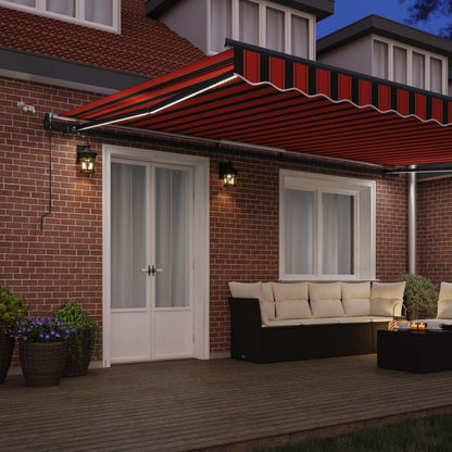 Tessuto per Tenda arancione e marrone 500 Ãƒâ€” 300 cm Poliestere