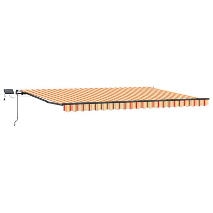 Tenda Retrattile giallo e arancione 500 Ã—300 cm Tessuto