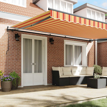 Tenda Retrattile Giallo e Arancione 500 Ãƒâ€” 300 cm