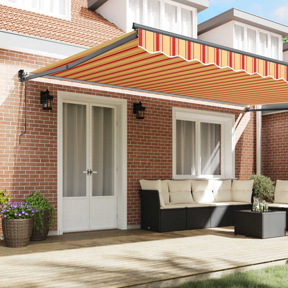 Tenda da Sole Crema 500 x 300 x 165 cm Poliestere e Metallo