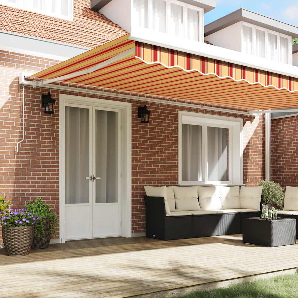 Tenda Retrattile Giallo e Arancione 500 Ãƒâ€” 300 cm