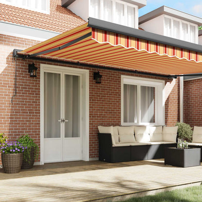 Tenda Retrattile Giallo e Arancione 500 Ãƒâ€” 300 cm