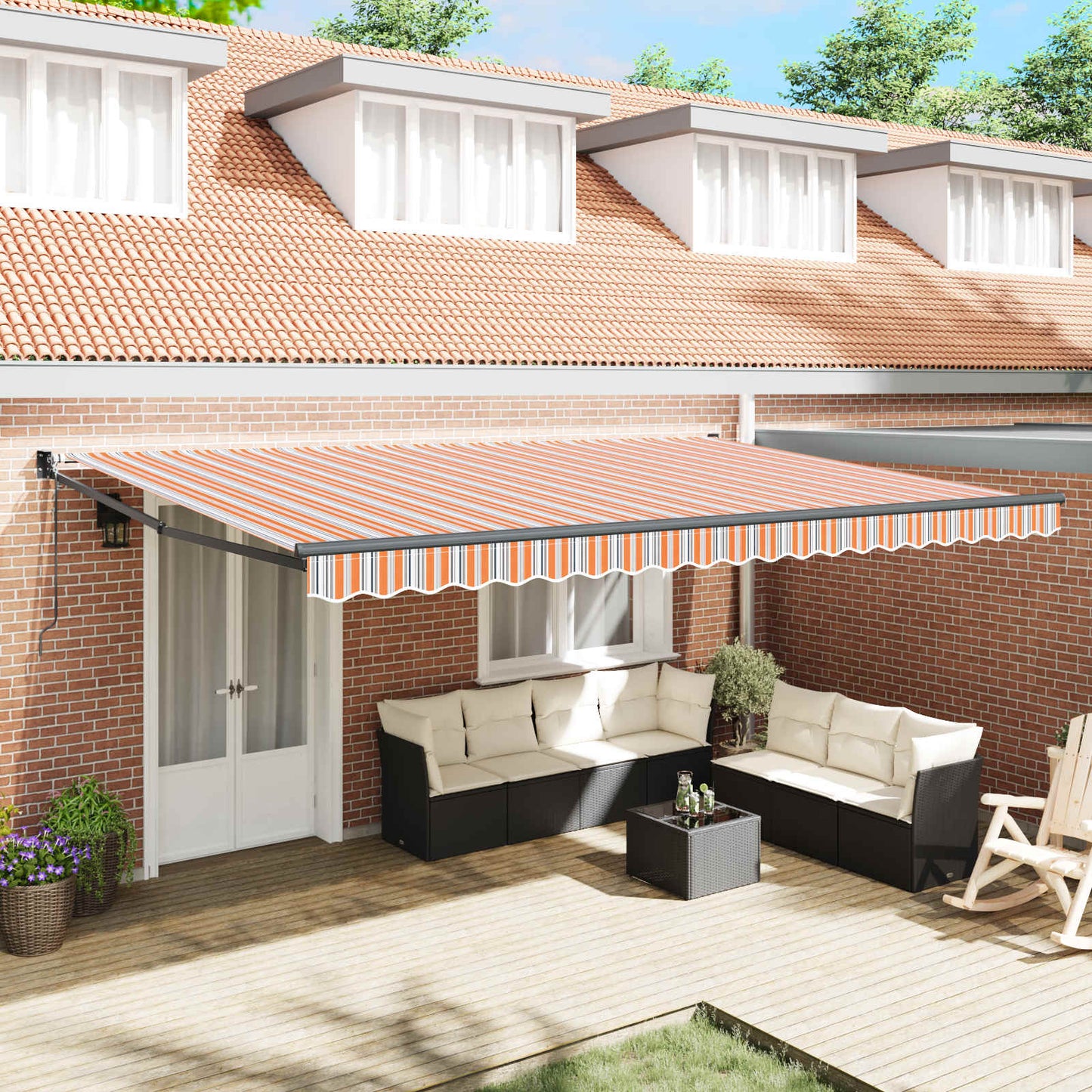 Tenda da Sole Multicolore 500 x 300 x 165 cm