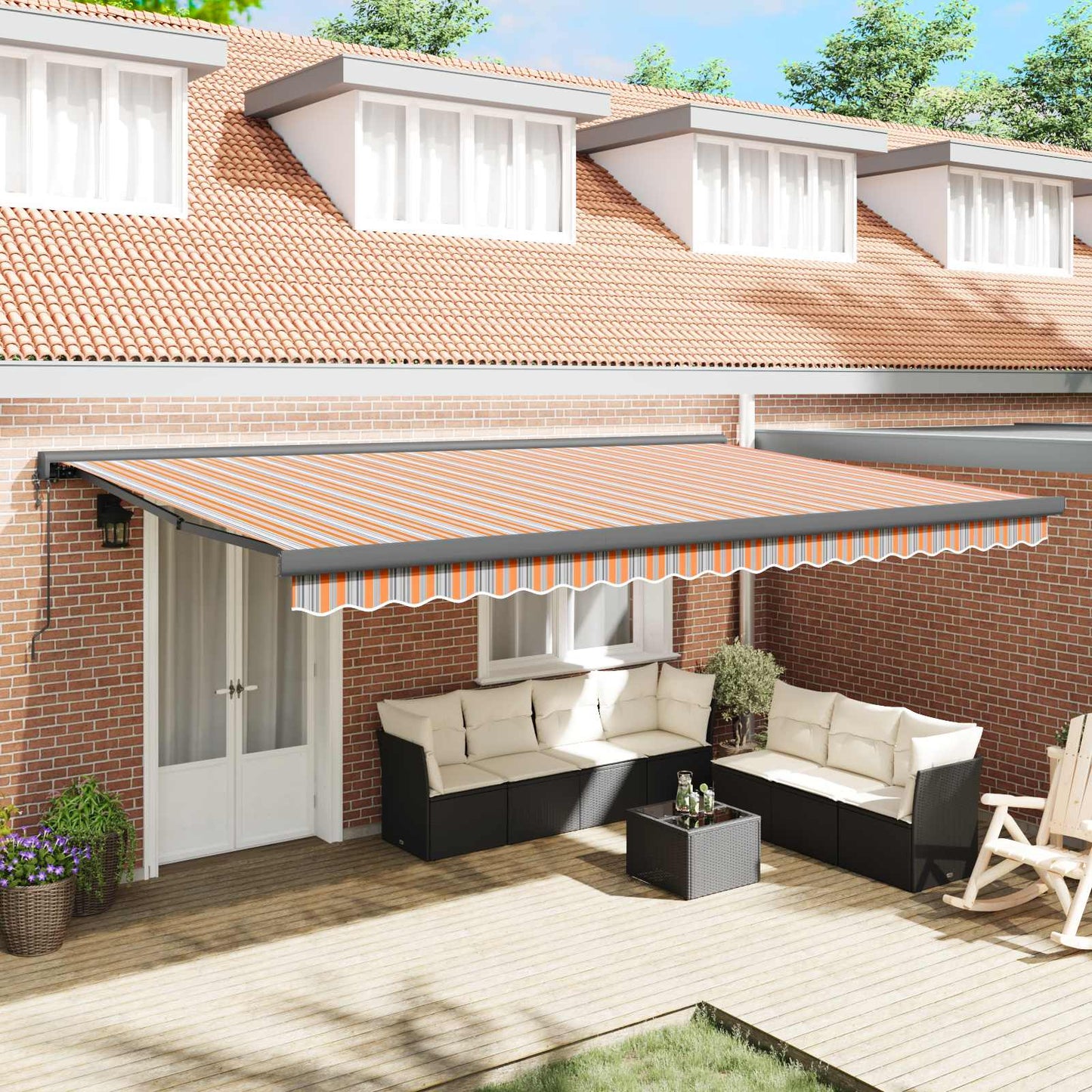 Tenda da Sole Multicolore 500 x 300 x 165 cm