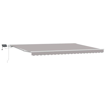 Tenda Retrattile Grigio chiaro 500 Ãƒâ€” 300 cm Tessuto e acciaio