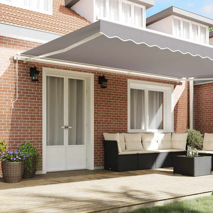 Tettuccio Elettrico Retrattile Grigio chiaro 500 Ãƒâ€” 300 cm