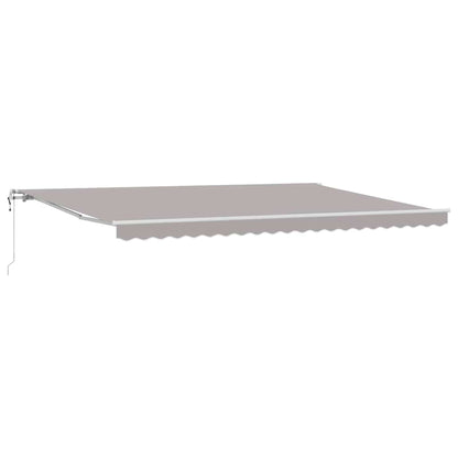 Tettuccio Elettrico Retrattile Grigio chiaro 500 Ãƒâ€” 300 cm
