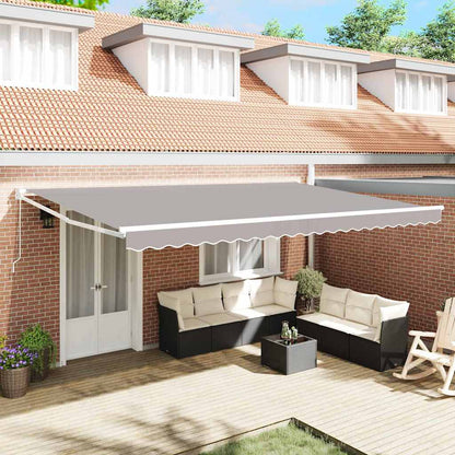 Tenda da Sole Grigio chiaro 500 x 300 x 165 cm