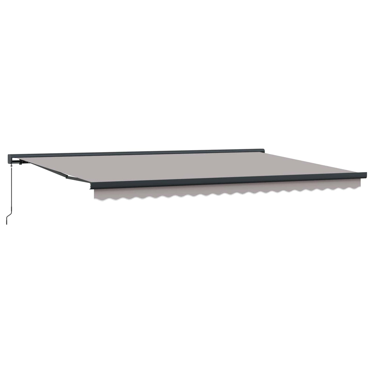 Tenda Retrattile Grigio chiaro 500 Ã— 300 cm Tessuto e Metallo
