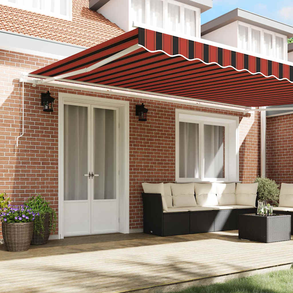 Tenda Retrattile Arancione e Marrone 500 Ãƒâ€” 350 cm