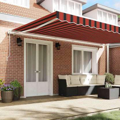Tettuccio Elettrico Retrattile arancione e marrone 500 Ãƒâ€” 300 cm