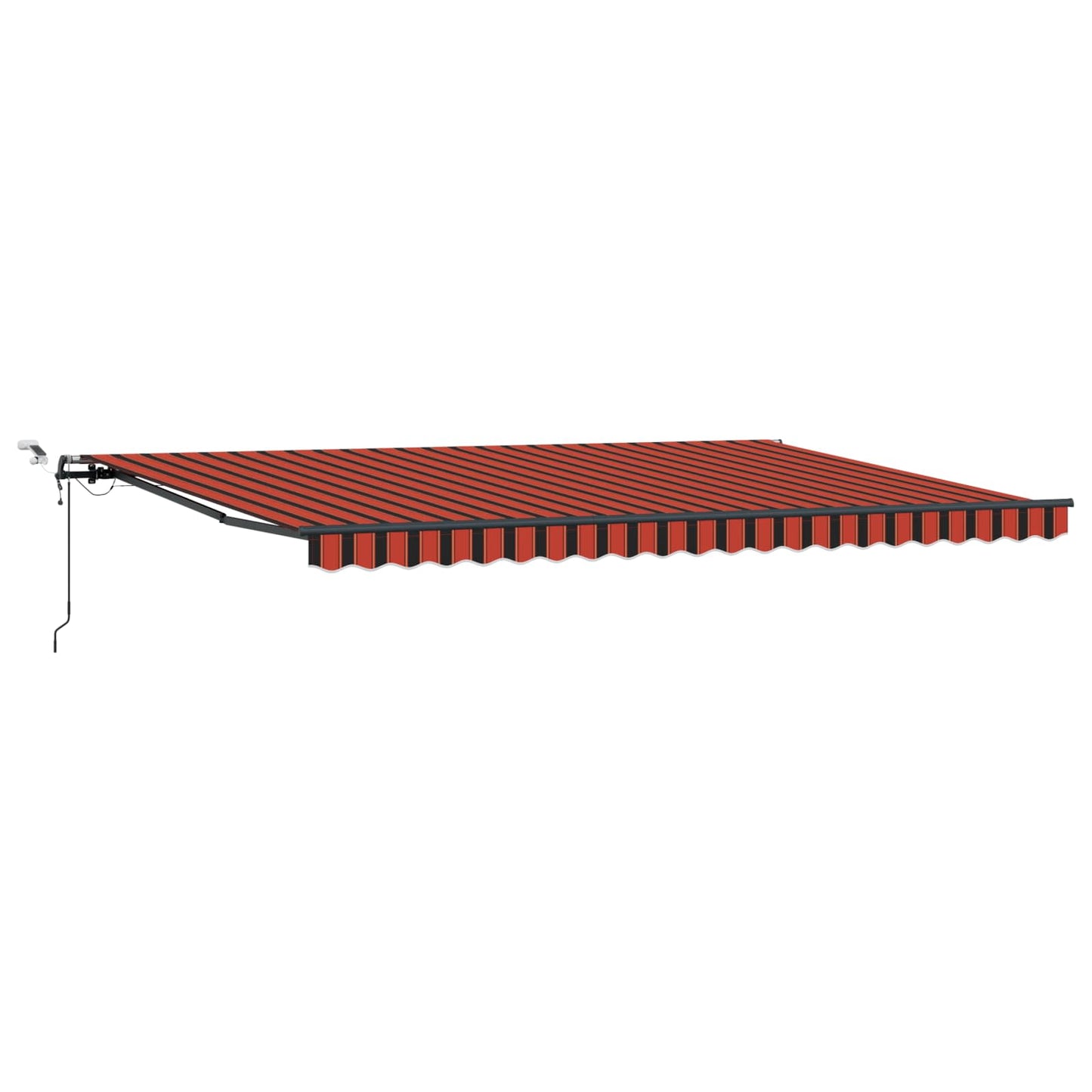 Tessuto per Tenda arancione e marrone 500 Ãƒâ€” 350 cm Poliestere