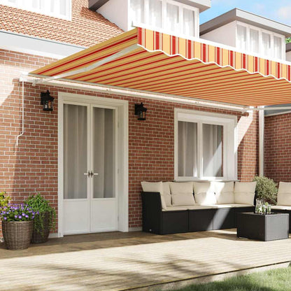 Tenda Retrattile Giallo e Arancione 500 Ã— 350 cm