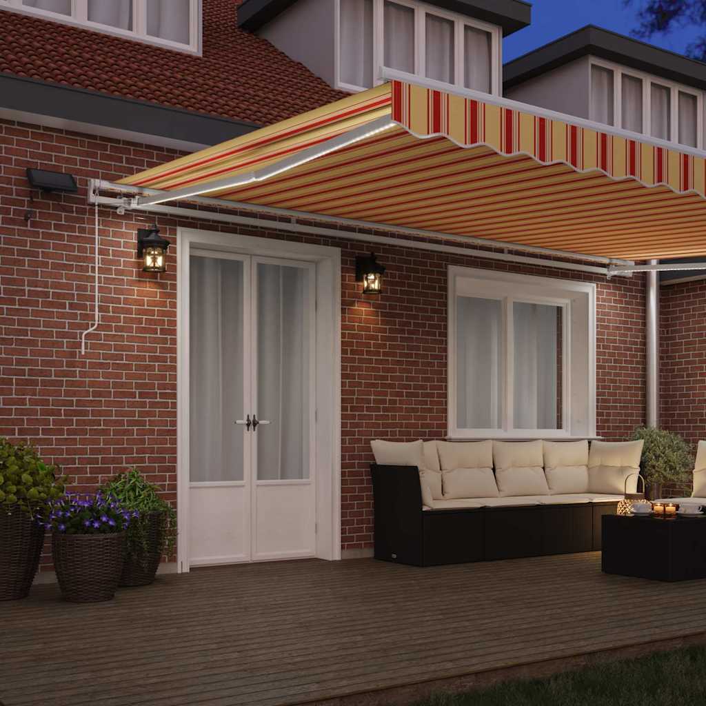 Tenda Retrattile Giallo e Arancione 500 Ã— 350 cm