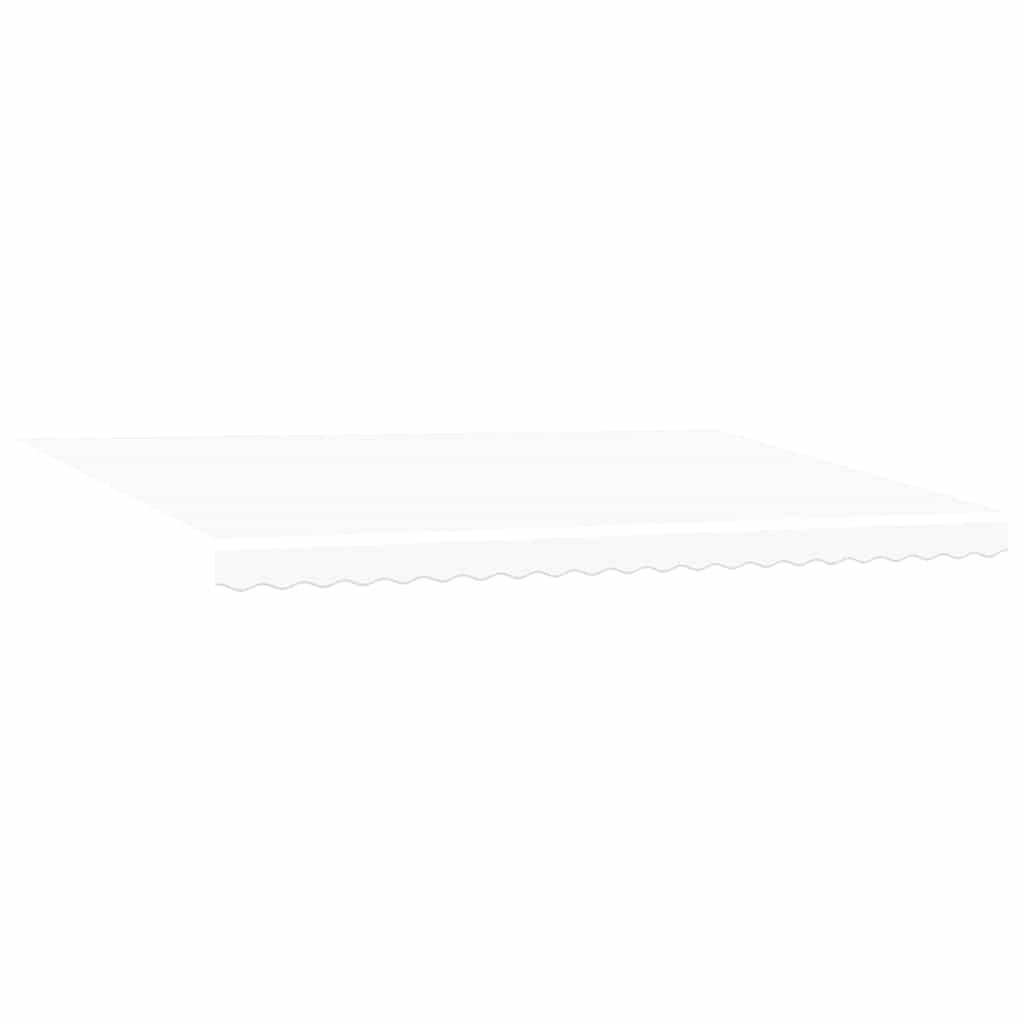 Tenda Retrattile Bianco 500 Ãƒâ€” 350 cm Poliestere e Alluminio