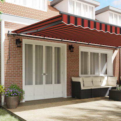 Tenda Retrattile Arancione e Marrone 600 Ãƒâ€” 300 cm