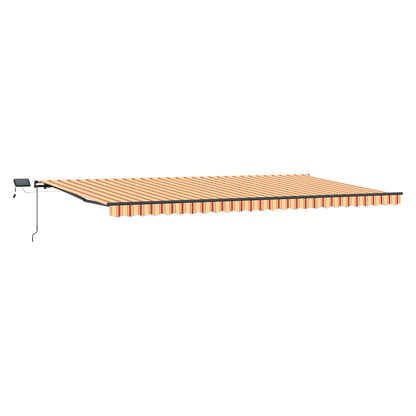Tenda Retrattile giallo e arancione 600 Ã—300 cm Tessuto