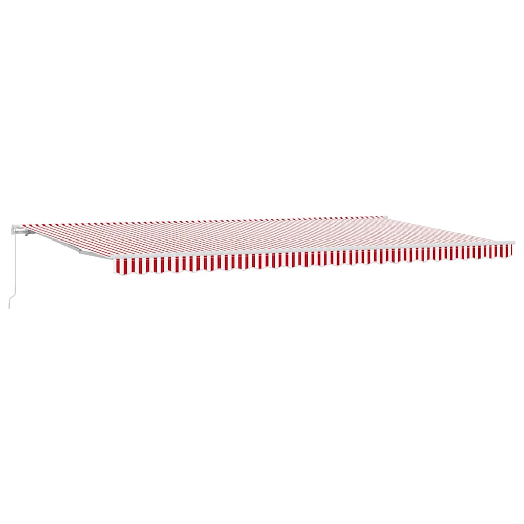 Tenda Retrattile Rosso e Bianco 600 Ãƒâ€” 300 cm