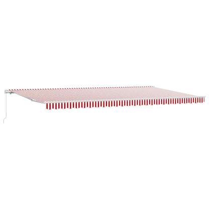 Tenda Retrattile Rosso e Bianco 600 Ãƒâ€” 300 cm