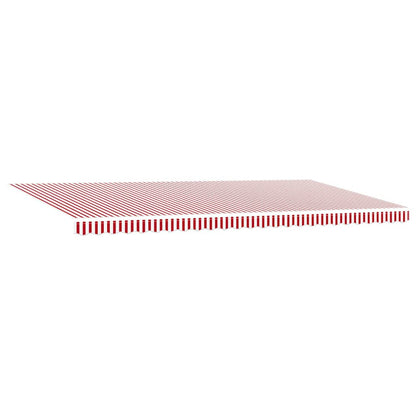 Tenda Retrattile Rosso e Bianco 600 Ãƒâ€” 300 cm