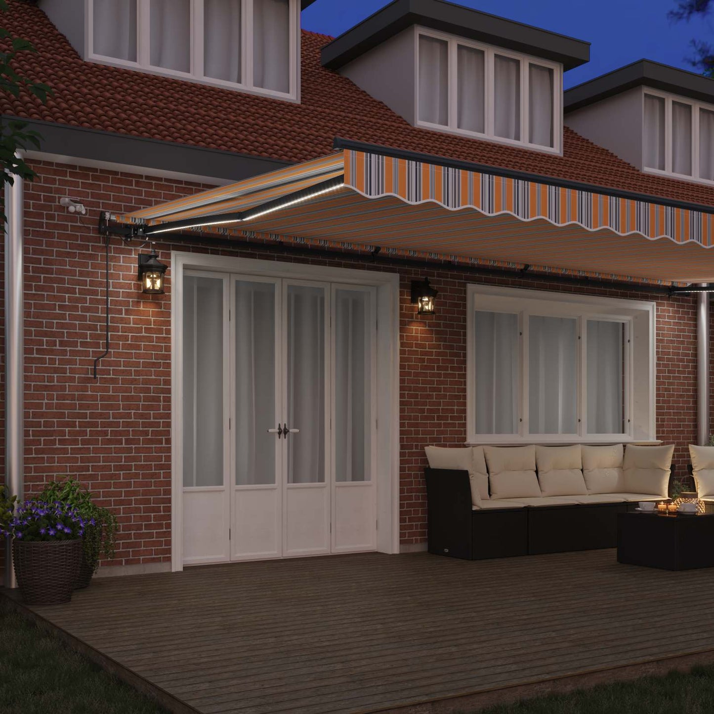 Tessuto per Tenda con Multicolore 600 × 300 cm Poliestere