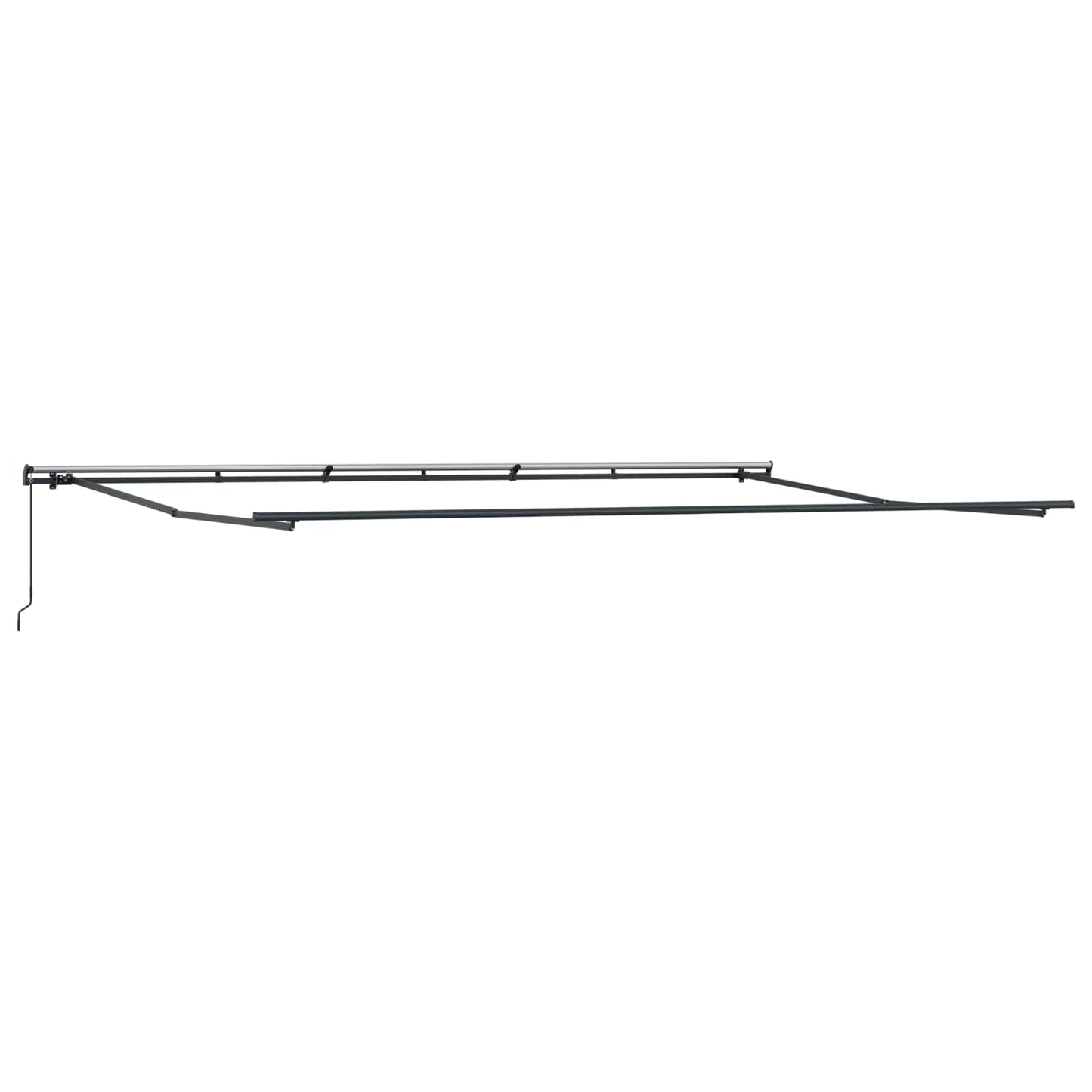 Tenda Retrattile Multicolore 600 × 300 cm Poliestere e Acciaio