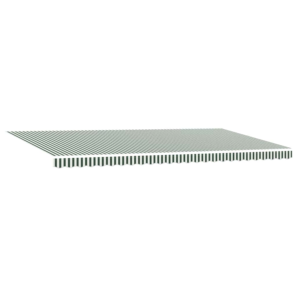 Tenda Retrattile Verde e Bianco 600 Ãƒâ€” 300 cm
