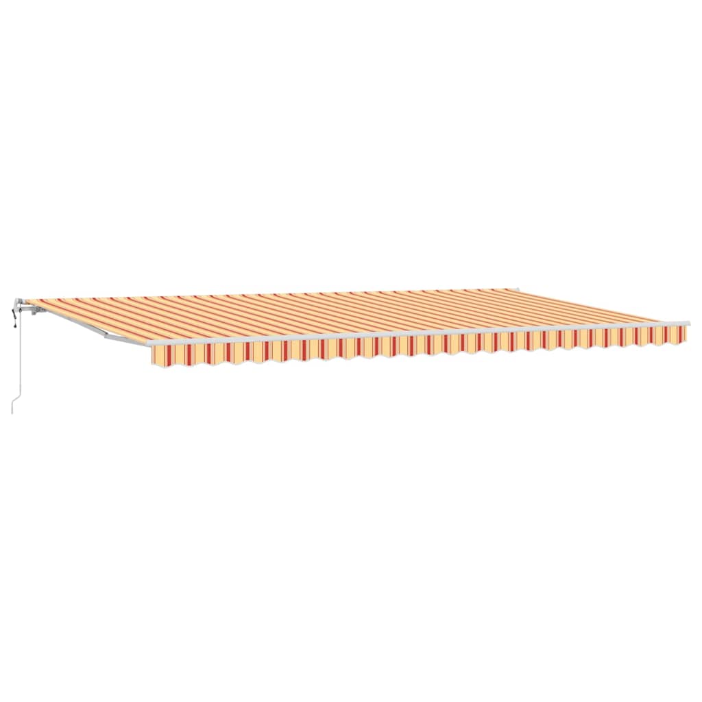 Tettuccio Elettrico Retrattile Giallo e Arancione 600 × 350 cm
