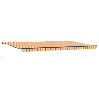 Tenda Retrattile Giallo e Arancione 600 × 350 cm