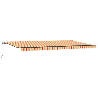 Tenda Retrattile Giallo e Arancione 600 × 350 cm