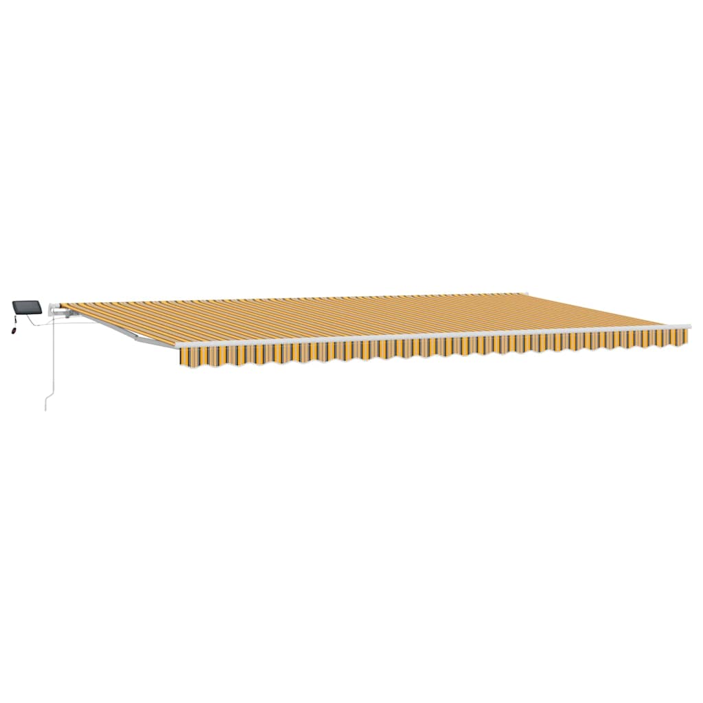 Tenda Retrattile Multicolore 600 Ã— 350 cm Tessuto e acciaio