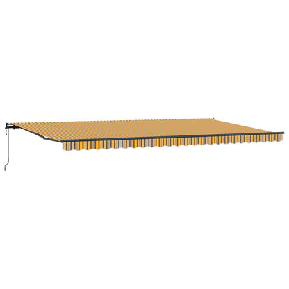 Tenda Retrattile Multicolore 600 Ãƒâ€” 350 cm Tessuto e Alluminio
