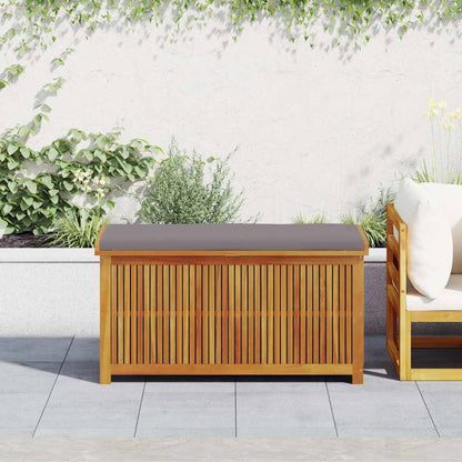 Scatola Cuscini da Esterno 113x50x60,5 cm Legno Massello Acacia