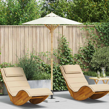Ombrello da giardino Bianco Crema Ã˜ 270 x 260 cm BambÃ¹