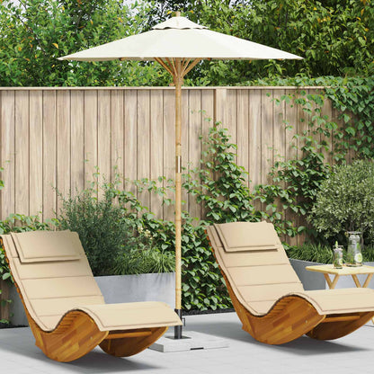 Ombrello da giardino Bianco Crema Ã˜ 270 x 260 cm BambÃ¹