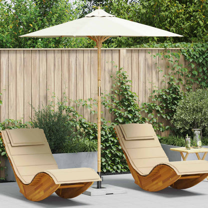 Ombrello da giardino Bianco Crema Ã˜ 270 x 260 cm BambÃ¹