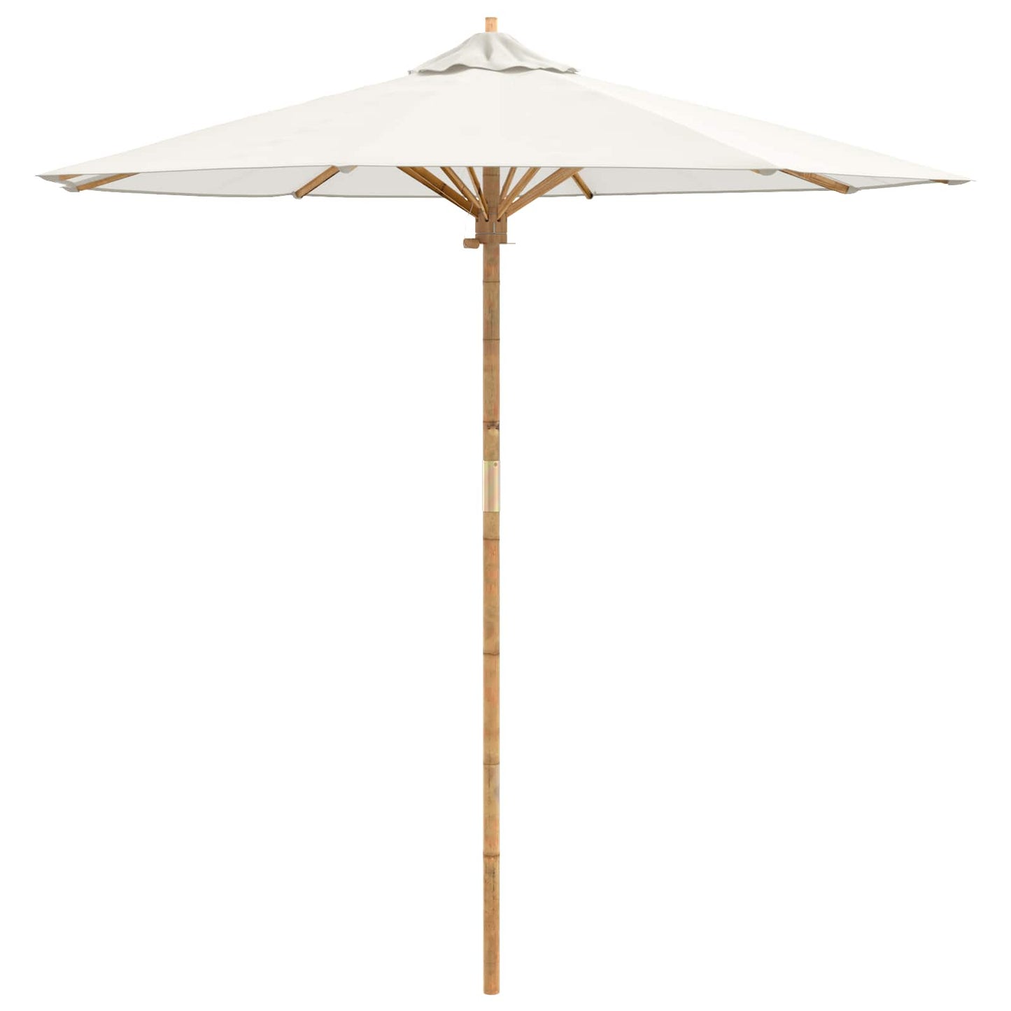 Ombrello da giardino Bianco Crema Ã˜ 270 x 260 cm BambÃ¹