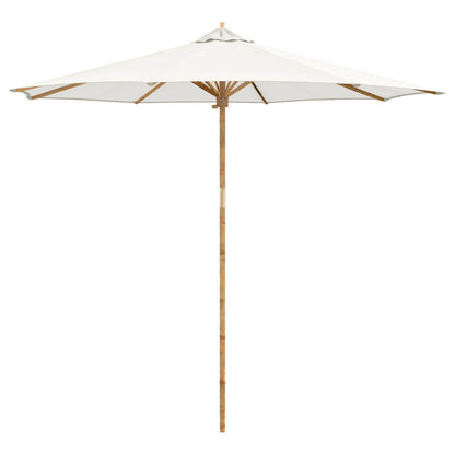 Ombrello da giardino Bianco Crema Ã˜ 270 x 260 cm BambÃ¹