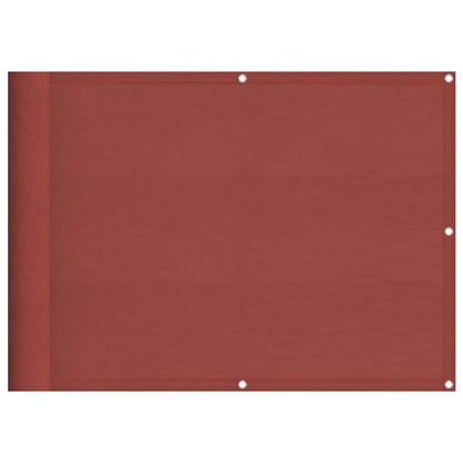 Paravento da Balcone Terracotta 75x700cm 100% Poliestere Oxford