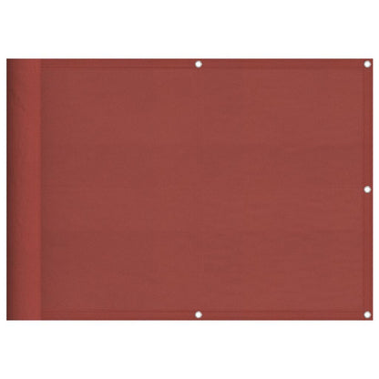 Paravento da Balcone Terracotta 75x800cm 100% Poliestere Oxford