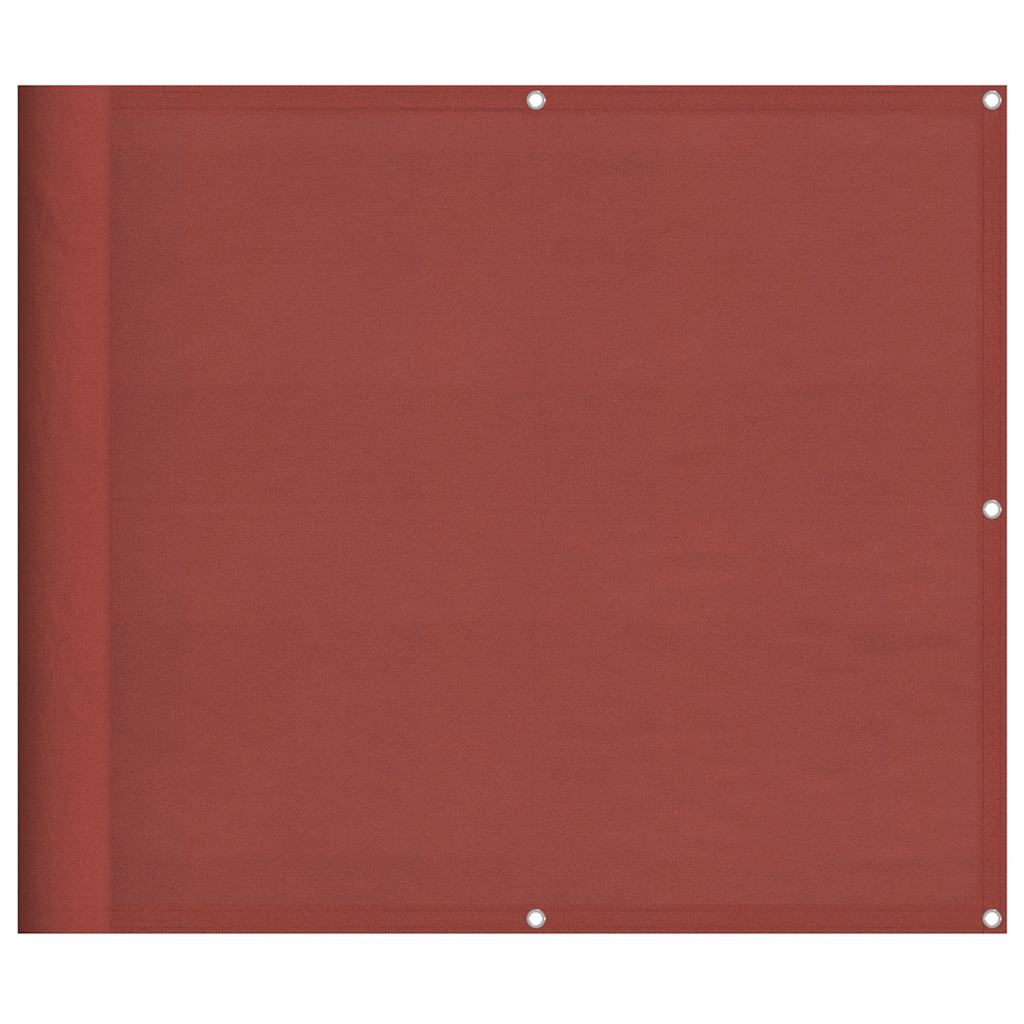 Paravento da Balcone Terracotta 90x800cm 100% Poliestere Oxford