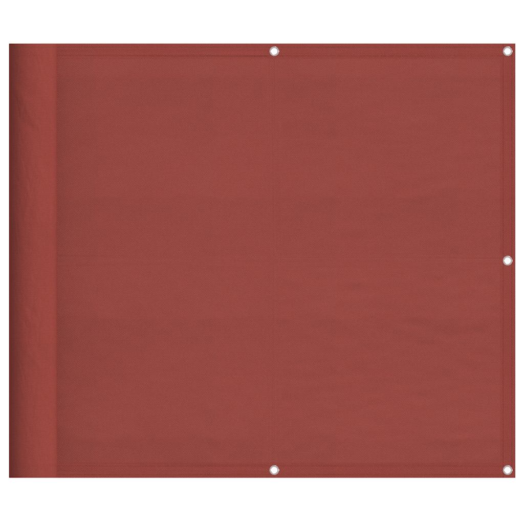 Paravento Balcone Terracotta 90x1000 cm 100% Poliestere Oxford