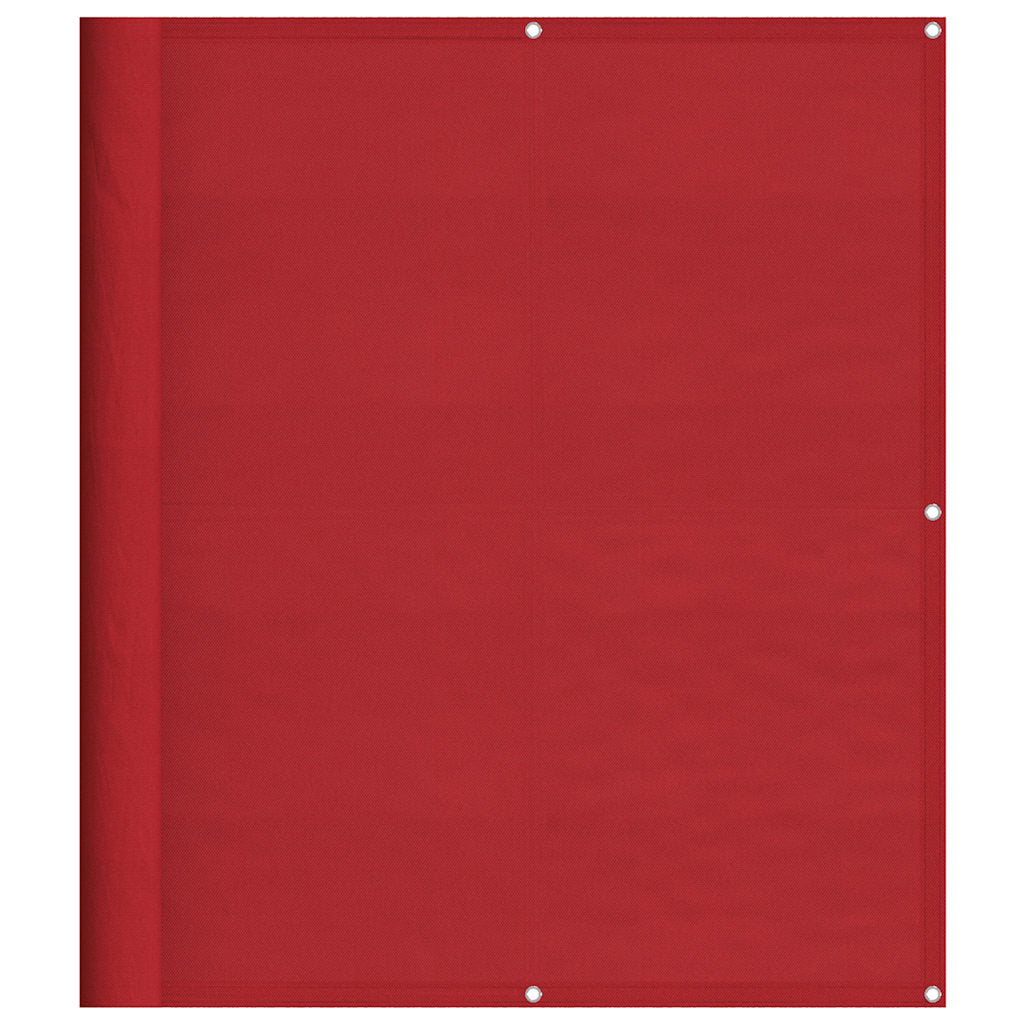 Paravento da Balcone Rosso 120x1000 cm 100% Poliestere Oxford