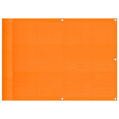 Paravento da Balcone Arancione 75x700 cm 100% Poliestere Oxford