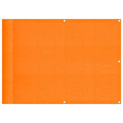 Paravento da Balcone Arancione 75x1000cm 100% Poliestere Oxford