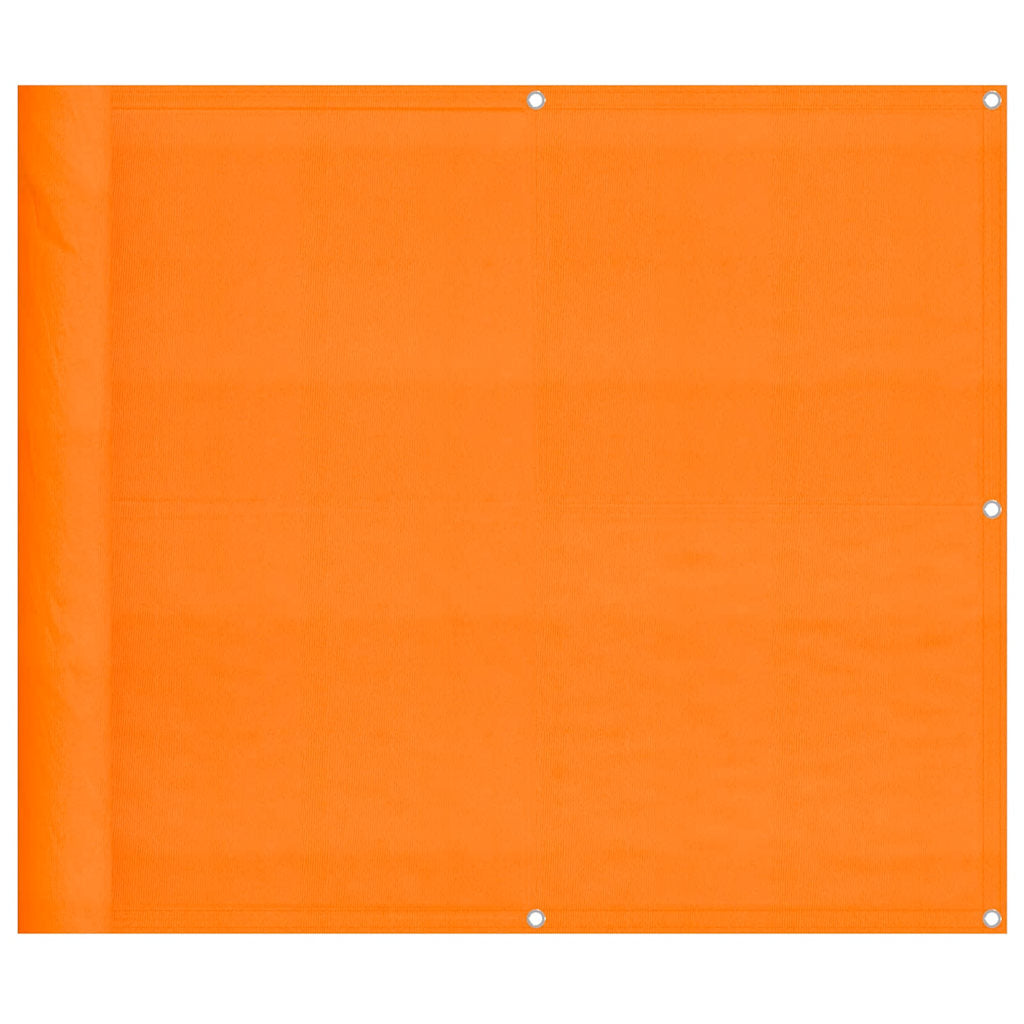 Paravento da Balcone Arancione 90x800 cm 100% Poliestere Oxford