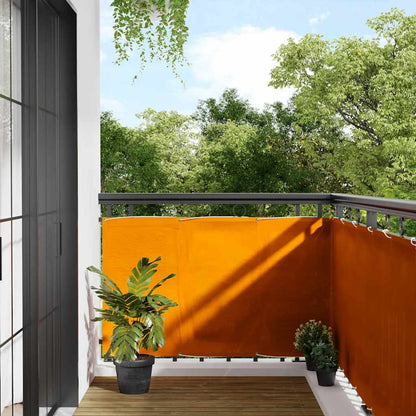 Paravento da Balcone Arancione 90x1000cm 100% Poliestere Oxford