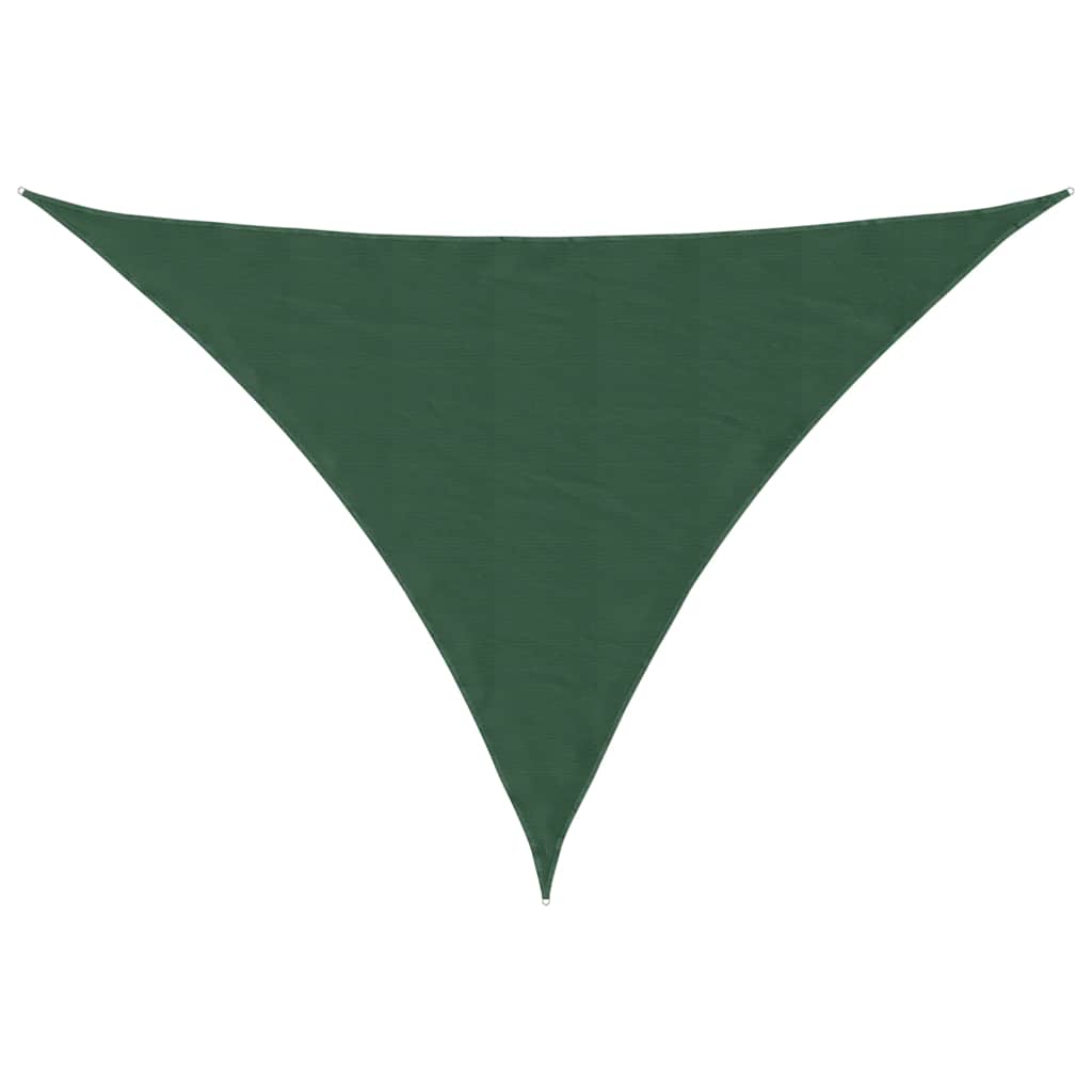 Vela Parasole Verde Scuro 7x5x5 m 100% Poliestere Oxford